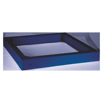 Zoccolo H = 100 mm in metallo verniciato per armadi a pavimento - Colore Blu RAL 5003 Zoccolo H = 100 mm in metallo verniciato per armadi a pavimento - Colore Blu RAL 5003