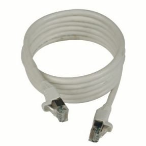 RJ45-RJ45 PATCH-CORDS - 4 - SHIELDED - CATEGORY 5e FTP 24 AWG - CABLE: 2m - GREY