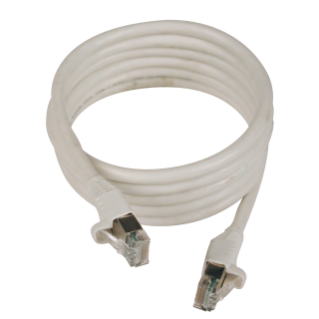 RJ45-RJ45 PATCH-CORDS - 4 - SHIELDED - CATEGORY 5e FTP 24 AWG - CABLE: 1m - GREY