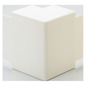 nf - installationkanale aus pvc - ausseneck - 25x25 - weiss ral9010