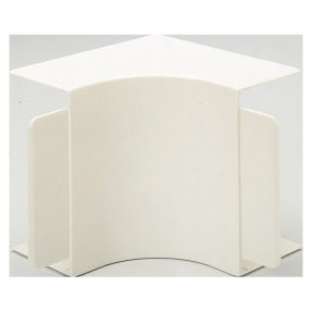 nf - installationkanale aus pvc - inneneck - 25x25 - weiss ral9010