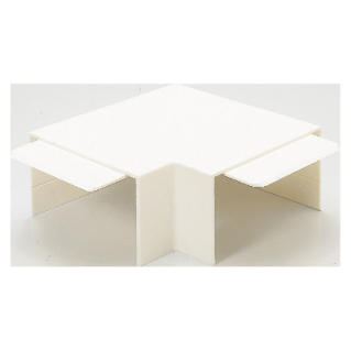 FB - MULTIFUNCTIONAL TRUNKING AND DEVICE HOLDER IN PVC - FLAT ANGLE - 100X60 - WHITE RAL9010