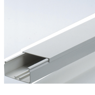 FB - MULTIFUNCTIONAL TRUNKING AND DEVICE HOLDER IN PVC - WITH COVER - LENGHT 2M - 200X60 - WHITE RAL9010