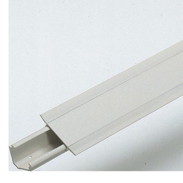  EK - ECKKANAL - MIT OBERTEIL - LÄNGE 2M - 60x80 - WEISS RAL9010