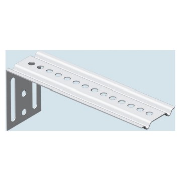 Adjustable bracket for ceiling mounting of sill-type trunking Adjustable bracket for ceiling mounting of sill-type trunking