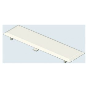 br-pvc - brüstungskänale - kupplung - weiss ral9010