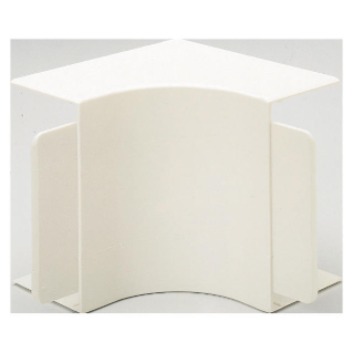 FB - MULTIFUNCTIONAL TRUNKING AND DEVICE HOLDER IN PVC - INTERNAL CORNER - 230X100 - WHITE RAL9010