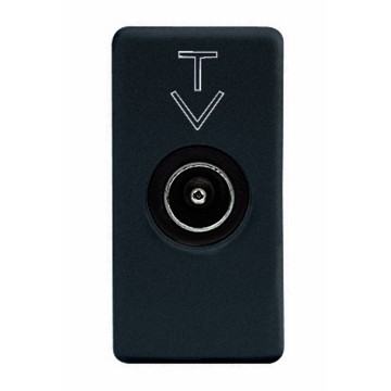 Tomadas coaxiais TV (5-2400 MHz) blindadas classe A - conector IEC macho Ø 9,5mm