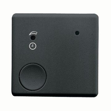  BUTON ELECTRONIC TEMPORIZAT CU INTRARE PENTRU TELECOMANDĂ - 30s-15min. - 2 MODULE - SISTEM NEGRU
