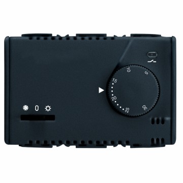 Summer/winter electronic thermostat with knob adjustment and indicator led - 230V - 50/60Hz