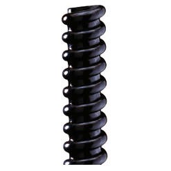 Bainha em espiral DIFLEX - Preto RAL 9005 - PVC Bainha em espiral DIFLEX - Preto RAL 9005 - PVC