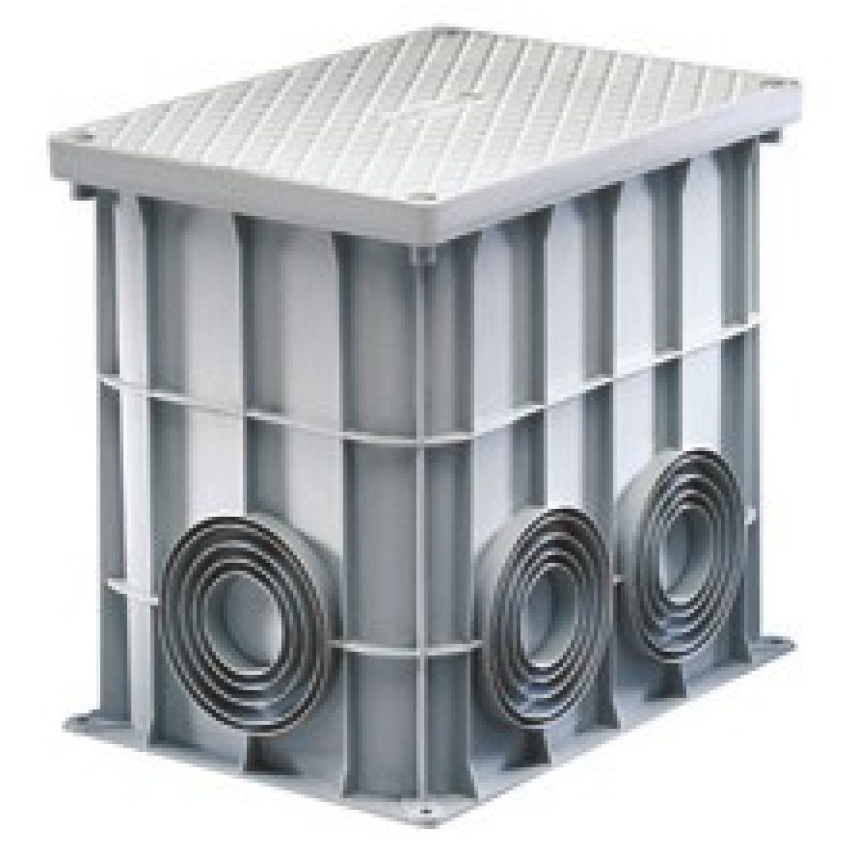 RECTANGULAR ACCES CHAMBER 360X260X320 - FLAT SEMI-PIERCED BASE, HIGH ...