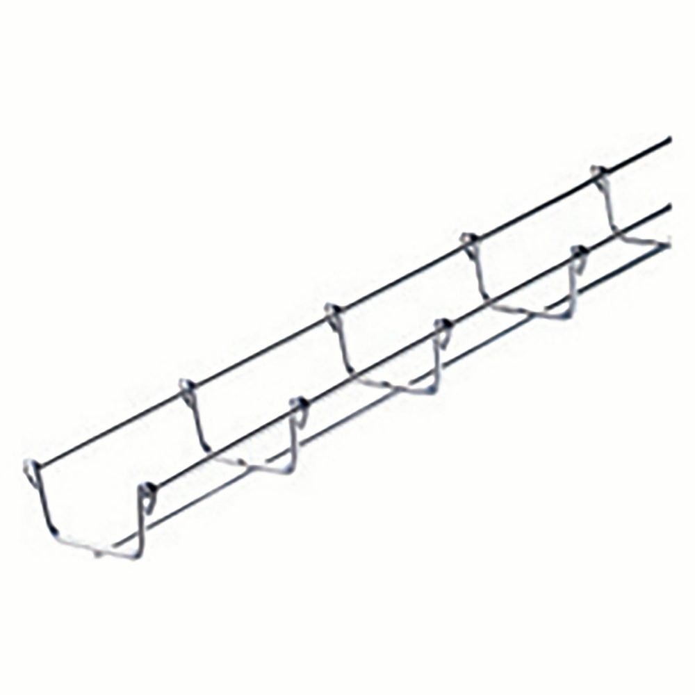  chemin de câbles en fils d'acier soudés bfr30 - longueur 3 mètres - largeur 50mm - finiteur z100