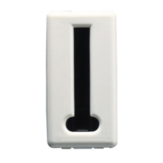 FRENCH STANDARD TELEPHONE SOCKET - 8 CONTACTS - SCREW-ON TERMINALS - 1 MODULE - SYSTEM WHITE