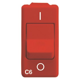 MCB - Red miniature circuit breakers for dedicated circuits - C characteristic - 230V ac MCB - Red miniature circuit breakers for dedicated circuits - C characteristic - 230V ac