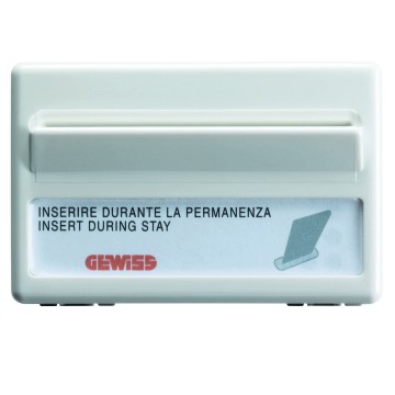 Interruptor universal de cartão com luz de localização - 250V ac