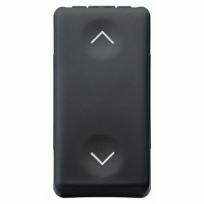 CONMUTADOR UNIPOLAR 250V ac - 10AX - NEUTRO - SÍMBOLO ARRIBA-ABAJO - 1 MÓDULO - SYSTEM WHITE