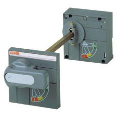 Control with rotary shaft extended handle Control with rotary shaft extended handle