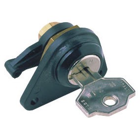 Key lock for front and/or rotary handle Key lock for front and/or rotary handle