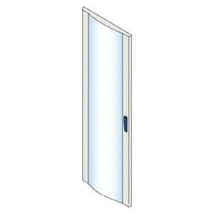 Porte anteriori e posteriori IP65 trasparenti in vetro curvo fumé temperato di sicurezza munite di maniglia e chiusura ad aste Porte anteriori e posteriori IP65 trasparenti in vetro curvo fumé temperato di sicurezza munite di maniglia e chiusura ad aste