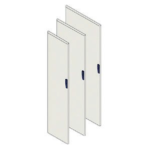 Solid painted sheet steel doors IP65 equipped with handle and rod-mechanism lock Solid painted sheet steel doors IP65 equipped with handle and rod-mechanism lock