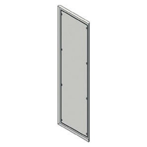 Solid rear panels in painted sheet steel Solid rear panels in painted sheet steel