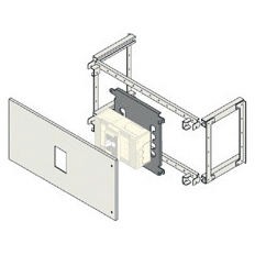 Installation kit for MCCB up to 1600A - with front or rear couplings - in non-separated cabinets B = 850mm - complete with perforated front panel, supports and fixing plates Installation kit for MCCB up to 1600A - with front or rear couplings - in non-separated cabinets B = 850mm - complete with perforated front panel, supports and fixing plates