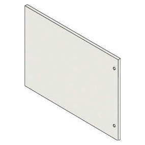 Solid front panels Solid front panels
