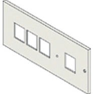 Panels for square measuring instruments Panels for square measuring instruments