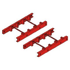 Paire de supports pour jeux de barres plates pour tableaux CVX 1600