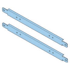 Paire de traverses de support pour jeux de barres profilées en vertical