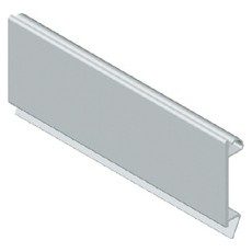 BLANKING MODULE PROFILE IN PLASTIC MATERIAL - 24 MODULES - GREY RAL7035