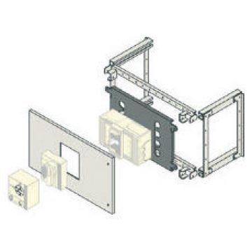 Installation kit for MCCB up to 1600A - with front or rear couplings - in non-separated cabinets B = 600mm - complete with perforated front panel, supports and fixing plates Installation kit for MCCB up to 1600A - with front or rear couplings - in non-separated cabinets B = 600mm - complete with perforated front panel, supports and fixing plates