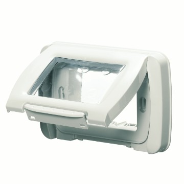 Rame ornament etanşe cu montaj pe doză încastrată, nu necesită suport - IP55 Rame ornament etanşe cu montaj pe doză încastrată, nu necesită suport - IP55