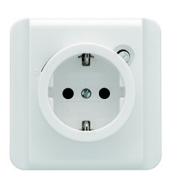Base de sécurité avec protection differentiel à encastrer - Type A - Couleur Blanc - IP 21 Base de sécurité avec protection differentiel à encastrer - Type A - Couleur Blanc - IP 21