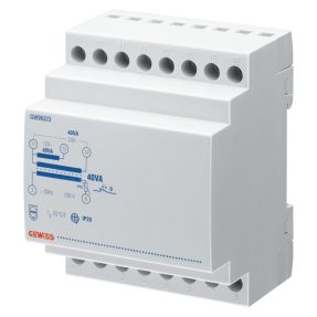 transformateur pour sonnerie - 40va 230/12+12=24v - 3 modules