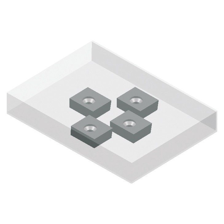 kit reservebladen - geschikt voor automatische speedycurva