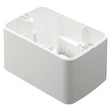 caja de superficie - para placas top system - 1/2/3 módulos - blanco nube - system