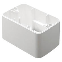 CAJA DE SUPERFICIE - PARA PLACAS TOP SYSTEM - 1/2/3 MÓDULOS - BLANCO NUBE - SYSTEM