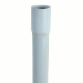 RK9/16-2 LIGHT RIGID CONDUIT SLEEVED END GREY RAL 7035 LENGHT = 2 m DIAMETER = 16 mm