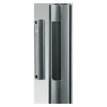 Poles with slots for planting Poles with slots for planting