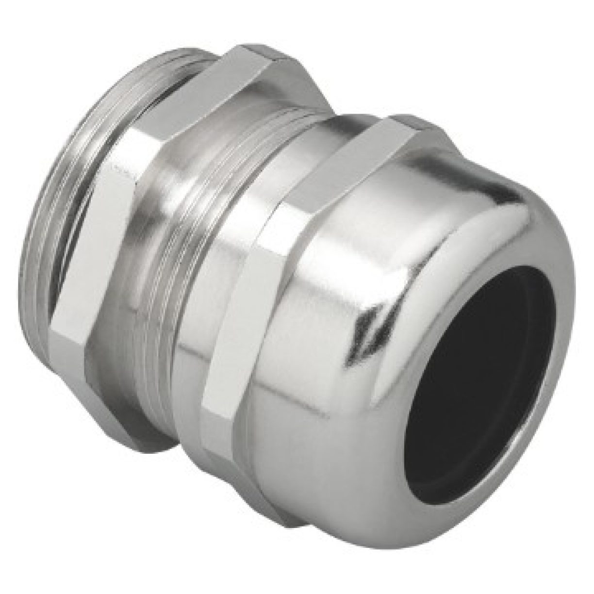 Nickel-plated brass cable gland - 1160.20 - AGRO - IP68 / IP69 / insulated
