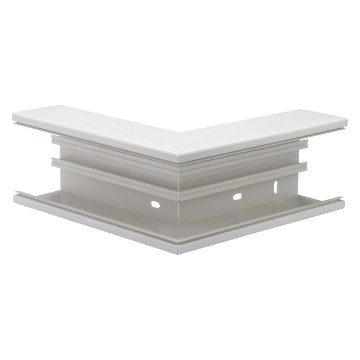  BR-PVC - BRÜSTUNGSKÄNALE - AUSSENECK - 70x170 - WEISS RAL9010