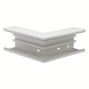 br-pvc - brüstungskänale - ausseneck - 70x100 - weiss ral9010