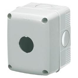 Gehäuse für Befehls- und Meldegeräte Ø 22 mm - Grau RAL 7035 - IP66 Gehäuse für Befehls- und Meldegeräte Ø 22 mm - Grau RAL 7035 - IP66