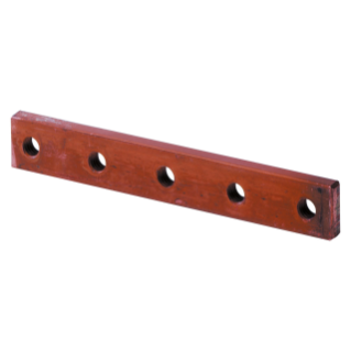 COPPER BAR WHIT THREADED HOLES FOR EQUIPOTENTIAL BONDING