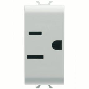zásuvka dle normy usa 250/125 v ac – 2p+e 15 a – 1 modul – matná bílá – chorusmart