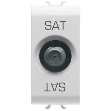 Prises coaxiales TV-SAT (5-2400 MHz) blindage classe A - connecteur F femelle Prises coaxiales TV-SAT (5-2400 MHz) blindage classe A - connecteur F femelle