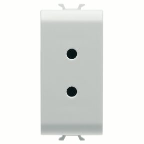 selv socket-outlet - 2p 6a 24v - 1 module - glossy white - antibacterial - chorusmart