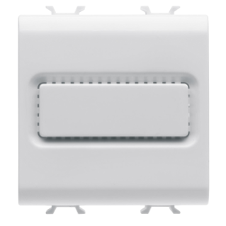 KLINGEL DREI UNABHÄNGIGEN EINGÄNGEN - 12V ac/dc 6VA 80 dBA 1 METER - 2 MODULE - WEISS - CHORUS